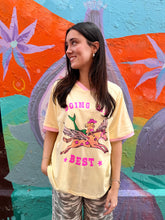 Load image into Gallery viewer, Yellow 'Doing My Best' T-Shirt - By Frankie