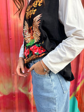 Load image into Gallery viewer, Black &amp; White 'You Are Magic' Raglan Long Sleeve Tee - By Frankie