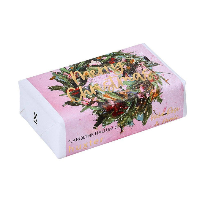 'Pink Wreath' Merry Christmas Soap