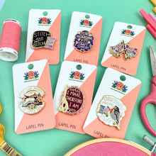 Load image into Gallery viewer, 'It's Not Hoarding If It's Craft Supplies' Lapel Pin