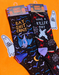 'Bat Shit Crazy' Women's Crew Socks