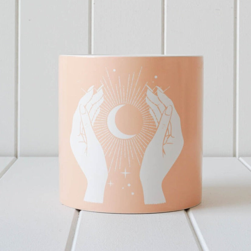 Boho Balance Ceramic Pot - Tangerine - Medium
