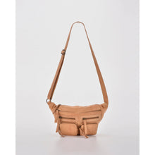 Load image into Gallery viewer, Tan Bradshaw Zipped Leather Waist/Crossbody Bag - Cobb &amp; Co