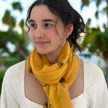 Load image into Gallery viewer, Bee Scarf - Spring/Summer