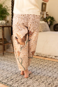 'Folklore' Linen Cropped Artist Pants - Market of Stars