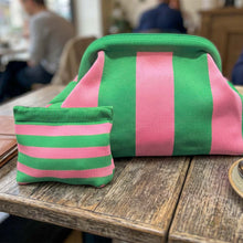 Load image into Gallery viewer, Pink &amp; Green Dumpling Pouch