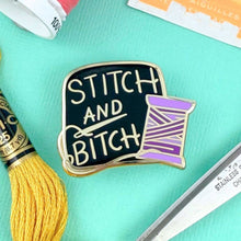 Load image into Gallery viewer, 'Stitch And Bitch' Lapel Pin