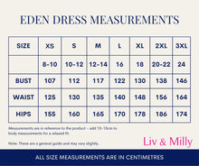 Load image into Gallery viewer, Navy/Green Eden Flower Dress