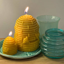 Load image into Gallery viewer, Baby Bee-Hive 100% Pure Beeswax Candle
