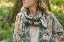 Load image into Gallery viewer, &#39;Earth and Sky&#39; Bamboo Scarf with Tree Print - Market of Stars