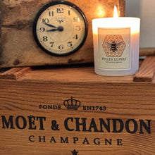 Load image into Gallery viewer, Queen Bee 100% Pure Beeswax Candle in Glass Jar