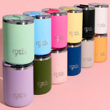 Load image into Gallery viewer, Sky Blue Ceramic Coffee Cup with Hinged Lid 120z/355ml - Frank Green