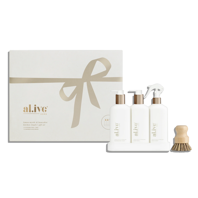 Lemon Myrtle & Honeydew Kitchen Rituals Gift Set - al.ive body