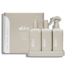 Load image into Gallery viewer, Lemon &amp; Pomegranate + Watermelon &amp; Lime Kitchen Trio - al.ive body