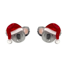 Load image into Gallery viewer, Koala Claus Earrings - Erstwilder An Australian Christmas