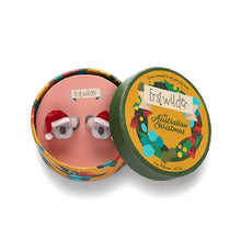Load image into Gallery viewer, Koala Claus Earrings - Erstwilder An Australian Christmas