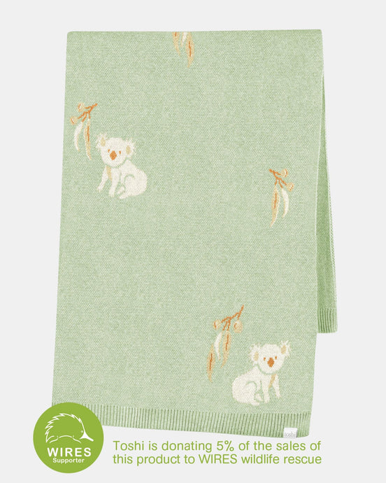 Koala Storytime Organic Blanket