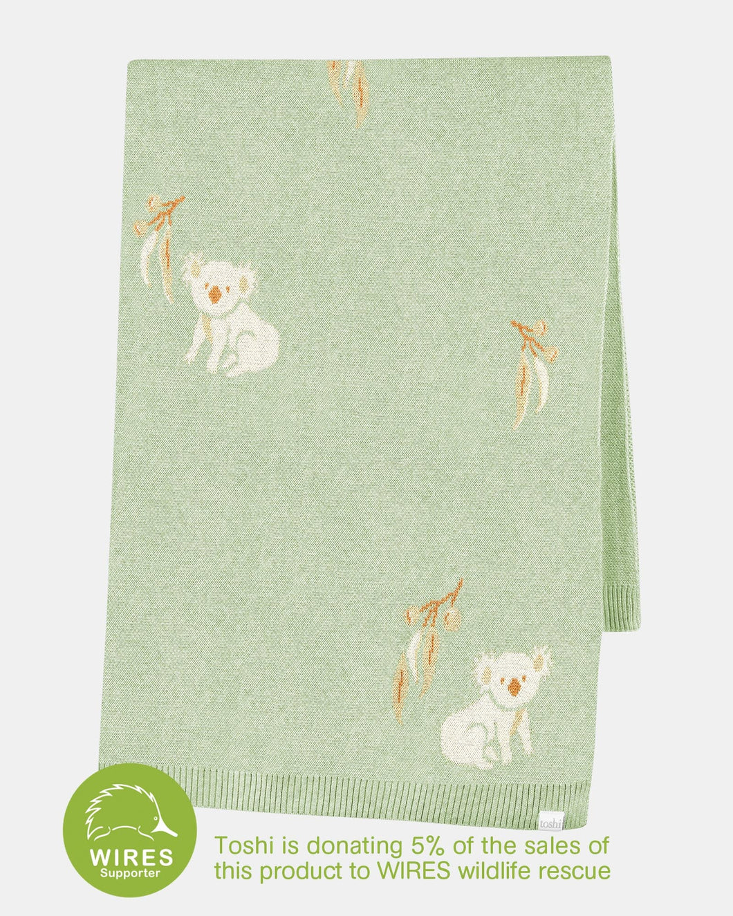 Koala Storytime Organic Blanket