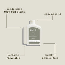 Load image into Gallery viewer, Willow Gum &amp; Lemon Myrtle 650ml Lotion Refill - al.ive body