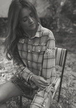 Load image into Gallery viewer, Military Check Boyfriend Button Up Shirt - Farmer By Whitney