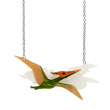 Load image into Gallery viewer, Celine the Pterodactyl Necklace - Erstwilder