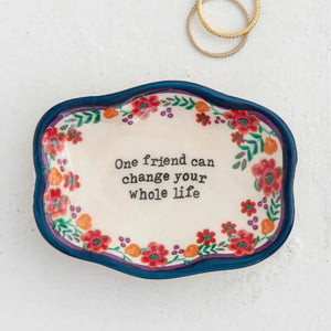 'One Friend' Artisan Trinket Dish