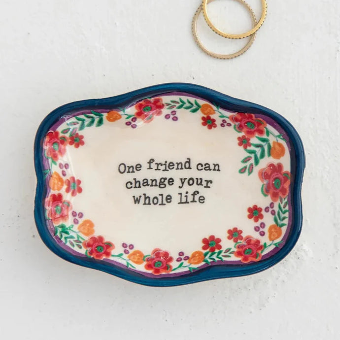'One Friend' Artisan Trinket Dish