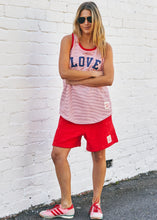 Load image into Gallery viewer, Red Summer Towelling Short - Hammill &amp; Co