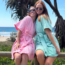 Load image into Gallery viewer, Pink Palm Resort Robe