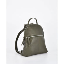 Load image into Gallery viewer, Olive Sherry Leather Backpack