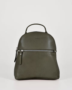 Olive Sherry Leather Backpack