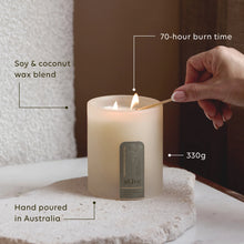 Load image into Gallery viewer, Willow Gum &amp; Lemon Myrtle Soy Candle - al.ive body