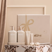Load image into Gallery viewer, Sea Cotton &amp; Coconut The Icon Gift Set - al.ive body