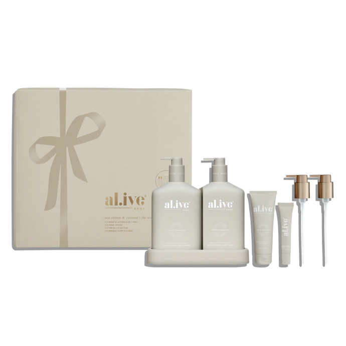 Sea Cotton & Coconut The Icon Gift Set - al.ive body