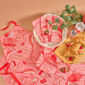 Trailing Natives Linen Double Oven Mitt