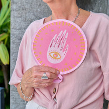 Load image into Gallery viewer, Purse Size Twist Fan - Celestial Dreams