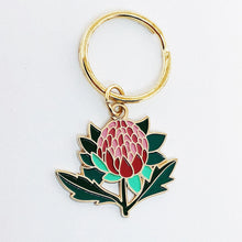 Load image into Gallery viewer, Waratah Key Ring Native Australia Gift Card