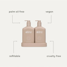 Load image into Gallery viewer, Apricot &amp; Sweet Fig Wash &amp; Lotion Duo - al.ive body