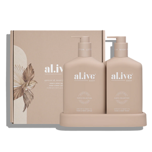 Apricot & Sweet Fig Wash & Lotion Duo - al.ive body
