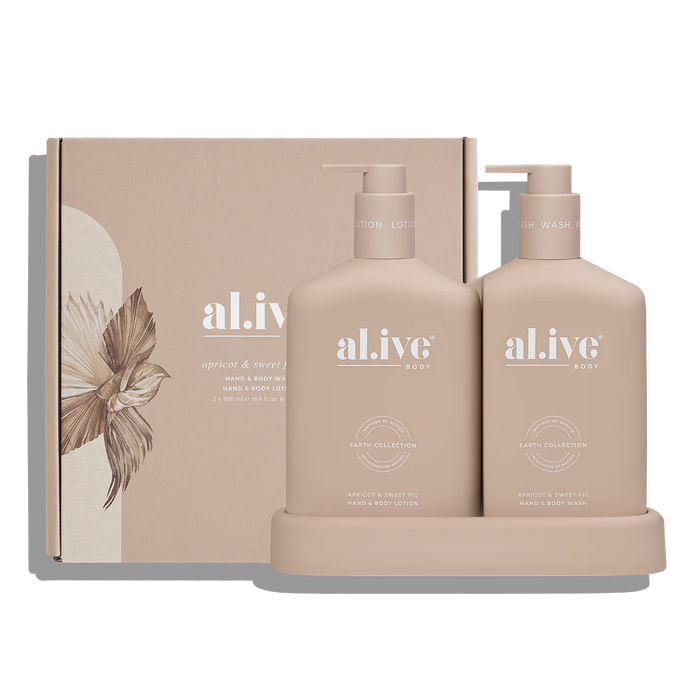 Apricot & Sweet Fig Wash & Lotion Duo - al.ive body