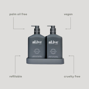 Coconut & Wild Orange Wash & Lotion Duo - al.ive body
