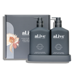 Coconut & Wild Orange Wash & Lotion Duo - al.ive body