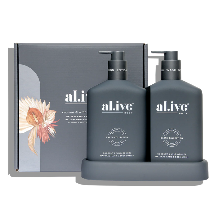 Coconut & Wild Orange Wash & Lotion Duo - al.ive body