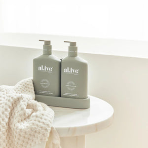 Green Pepper & Lotus Wash & Lotion Duo - al.ive body