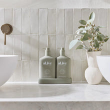 Load image into Gallery viewer, Green Pepper &amp; Lotus Wash &amp; Lotion Duo - al.ive body