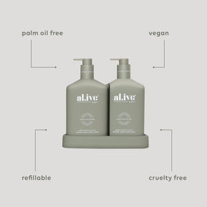 Green Pepper & Lotus Wash & Lotion Duo - al.ive body