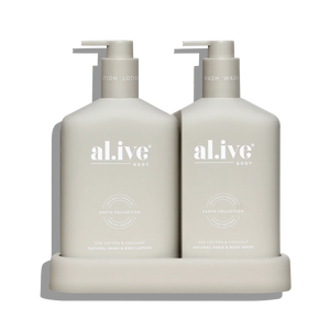 Sea Cotton & Coconut Wash & Lotion Duo - al.ive body