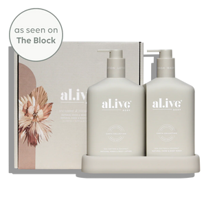 Sea Cotton & Coconut Wash & Lotion Duo - al.ive body