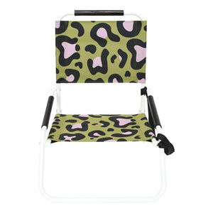 Beach Chair - Ocelot Pink Khaki