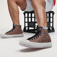 Load image into Gallery viewer, Ranger High Top Sneaker - Cognac Leopard